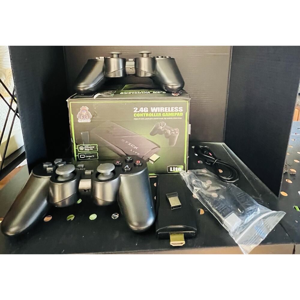 4K Ultra HD Game Stick Lite - Retro Video Game Player w/ Wireless Controllers